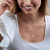 image:imageRossSimons RhodiumPlated Necklace With Simulated Blue Gemstone and Pearl 18 inches