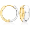 image:imageRossSimons Sterling Silver and 18kt Gold Over Sterling Reversible Hoop Earrings
