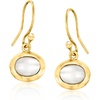 image:imageRossSimons Turquoise 6x8mm Cultured Pearl and 200 ct tw Pink Chalcedony Jewelry Set 3 Pairs Of Drop Earrings in 18kt Gold Over Sterling