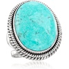 image:imageRossSimons Turquoise Ring in Sterling SilverCreated Turquoise