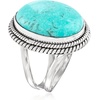 image:imageRossSimons Turquoise Ring in Sterling SilverCreated Turquoise