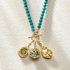 image:imageRossSimons Turquoise Scales Charm in 18kt Gold Over Sterling