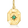 image:imagePure Collection by RossSimons 14kt Yellow Gold North Star Charm With Single Emerald