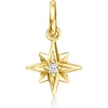 image:imagePure Collection by RossSimons Diamond North Star Charm in 14kt Yellow Gold
