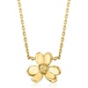 image:imagePure Collection by RossSimons Italian 14kt Yellow Gold Flower Necklace 16 inches