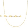 image:imagePure Collection by RossSimons Italian 14kt Yellow Gold LumachinaChain NecklaceNo Gemstone