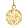 image:imagePure Collection by RossSimons Italian 14kt Yellow Gold Sunburst Circle Charm
