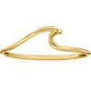 image:imagePure Collection by RossSimons Italian 14kt Yellow Gold Wave RingNo Gemstone