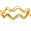 image:imagePure Collection by RossSimons Italian 14kt Yellow Gold Zigzag RingNo Gemstone