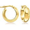 image:imagePure Collection by RossSimons Italian 18kt Gold Over Sterling Huggie Hoop Earrings