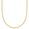 image:imagePure Collection by RossSimons Italian 4mm 14kt Yellow Gold Bead NecklaceNo Gemstone
