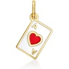 image:imagePure Collection by RossSimons Italian Multicolored Enamel Ace Of Hearts Card Charm in 14kt Yellow Gold