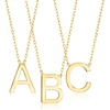 image:imagePure Collection by RossSimons N  Italian 14kt Yellow Gold Initial Necklace 16 inches