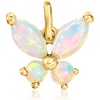 image:imagePure Collection by RossSimons Opal Butterfly Charm in 14kt Yellow Gold