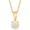 image:imagePure Collection by RossSimons Opal Pendant Necklace in 14kt Yellow GoldWhite