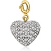 image:imageRossSimons 020 ct tw Diamond Heart Charm in 18kt Gold Over Sterling