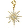 image:imageRossSimons 025 ct tw Diamond North Star Charm in 18kt Gold Over Sterling