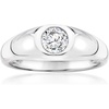 image:imageRossSimons 040 Carat CZ Ring in Sterling SilverCubic Zirconia