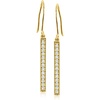 image:imageRossSimons 040 ct tw LabGrown Diamond Linear Drop Earrings in 18kt Gold Over Sterling