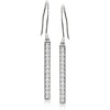 image:imageRossSimons 040 ct tw LabGrown Diamond Linear Drop Earrings in Sterling Silver