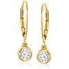 image:imageRossSimons 050 ct tw LabGrown Diamond Drop Earrings in 18kt Gold Over Sterling