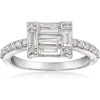 image:imageRossSimons 075 ct tw LabGrown Diamond Ring in Sterling SilverDiamond