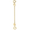 image:imageRossSimons 11mm 14kt Yellow Gold 2 inches Safety Cable Chain