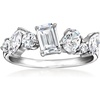 image:imageRossSimons 120 ct tw MultiShaped CZ Ring in Sterling SilverCubic Zirconia