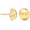 image:imageRossSimons 14kt Yellow Gold Domed Button Earrings