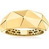 image:imageRossSimons 14kt Yellow Gold Faceted RingNo Gemstone