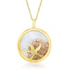 image:imageRossSimons 14kt Yellow Gold Starfish and Sand Pendant Necklace
