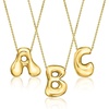 image:imageRossSimons 14kt Yellow GoldPlated Bubble Letter Initial NecklaceYellow