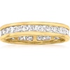 image:imageRossSimons 180 ct tw CZ Eternity Band in 18kt Yellow Gold Over Sterling SilverCubic Zirconia