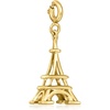 image:imageRossSimons 18kt Gold Over Sterling Eiffel Tower Charm