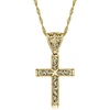 image:imageRossSimons 18kt Gold Over Sterling Filigree Cross Pendant Necklace
