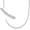 image:imageRossSimons 2000 ct tw Graduated CZ Tennis Necklace in Sterling SilverCubic Zirconia