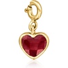 image:imageRossSimons 220 Carat Ruby Heart Charm in 18kt Gold Over Sterling