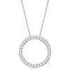 image:imageRossSimons 220 ct tw CZ Eternity Circle Pendant Necklace in Sterling SilverCubic Zirconia