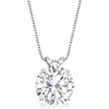 image:imageRossSimons 300 Carat CZ Solitaire Necklace in 14kt White GoldCubic Zirconia
