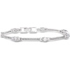 image:imageRossSimons 330 ct tw CZ Station Bracelet in Sterling SilverCubic Zirconia