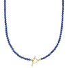image:imageRossSimons 354mm Lapis Bead CharmCompatible Toggle Necklace in 18kt Gold Over SterlingLapis Lazuli