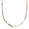 image:imageRossSimons 354mm Multicolored Tourmaline Bead CharmCompatible Toggle Necklace in 18kt Gold Over Sterlingtourmalinee