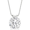 image:imageRossSimons 400 Carat CZ Solitaire Necklace in 14kt White GoldCubic Zirconia
