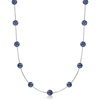 image:imageRossSimons 665mm Black Cultured Pearl Station Necklace in Sterling Silver240 Inches