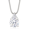 image:imageRossSimons 675 ct tw CZ Pendant Necklace in Sterling SilverCubic Zirconia