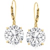 image:imageRossSimons 800 ct tw CZ Drop Earrings in 14kt Yellow Gold