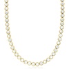 image:imageRossSimons BezelSet MotherOfPearl Necklace in 18kt Gold Over Sterlingmother of pearl