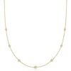 image:imageRossSimons Diamond Station Necklace in 14kt Gold