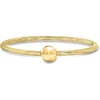 image:imageRossSimons Italian 10mm 14kt Yellow Gold Bead Mesh Stretch Braceletno gemstone