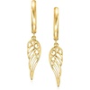 image:imageRossSimons Italian 14kt Yellow Gold Angel Wing Drop Earrings